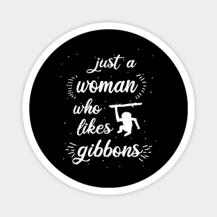 Women gibbon saying girl hylobatidae monkey Magnet